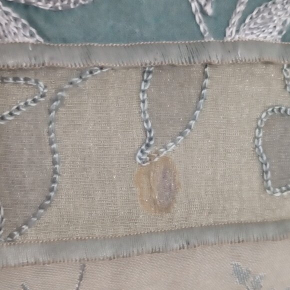 Spencer Alexis Green Embroidered Boho Vintage Maxi Dress - Picture 12 of 12